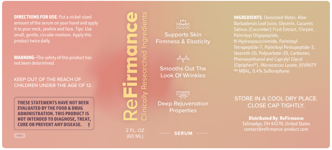 refirmance supplement-facts